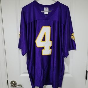 NFL Team Apparel Minnesota Vikings Brett Favre #4 Jersey
